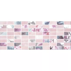 Декор Kerama Marazzi Кенсингтон мозаичный розовый MM7137 20х50