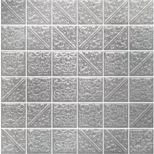 Плитка настенная Kerama Marazzi Ла-Виллет металл серый 30,1х30,1 см