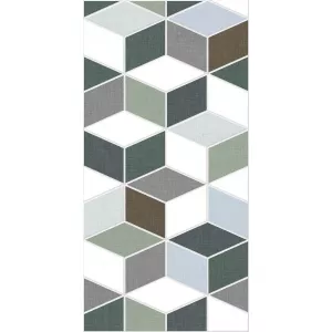 Плитка настенная Керамин Тренд 4Д зеленый 60х30 см