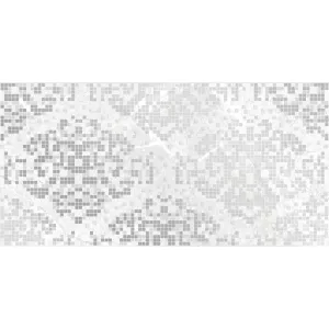 Вставка Cersanit Dallas орнамент светло-серый 29.8х59.8 см
