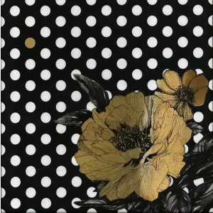 Декор Kerama Marazzi Этуаль Цветок черный 15х15 см