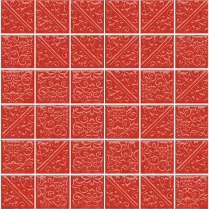 Плитка настенная Kerama Marazzi Ла-Виллет красный 30,1х30,1 см