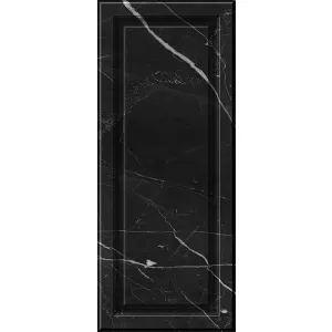 Плитка настенная Gracia Ceramica Noir black черный 02 (рельеф) 25х60 см