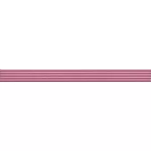 Бордюр Kerama Marazzi Венсен розовый структура 3,4х40 см