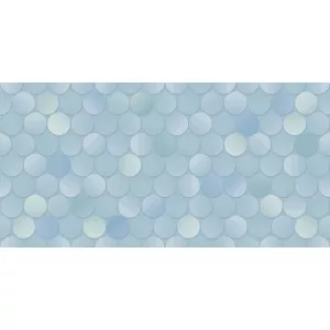 Плитка облицовочная рельефная Alma Ceramica Bolle голубой 24,9*50 см
