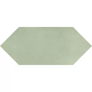 Плитка настенная Kerama Marazzi Фурнаш грань зеленый светлый глянцевый 14х34 см